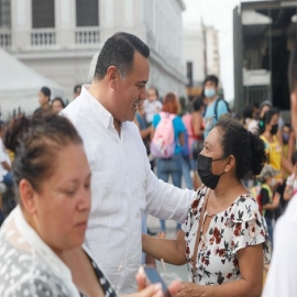 Renán Barrera impulsa la participación ciudadana en las actividades de gobierno