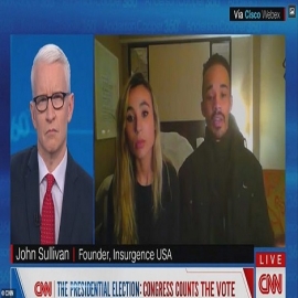 CNN Promovió A Un Alborotador Izquierdista Acusado Que Se Hizo Pasar Por Reportero A Pesar De No Tener Credenciales, Instó A Asalto Al Capitolio