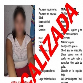Yucatán: Luego de tres días extraviada, localizan a menor de 14 años de Ticul