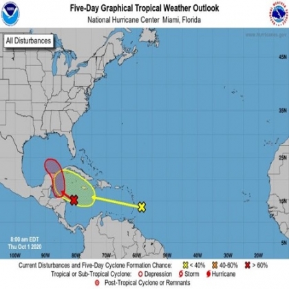 Se avecinan lluvias en Quintana Roo por depresión tropical