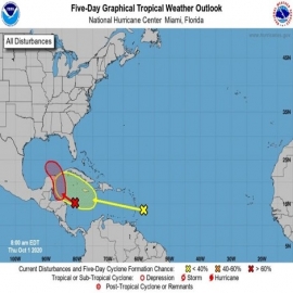 Se avecinan lluvias en Quintana Roo por depresión tropical