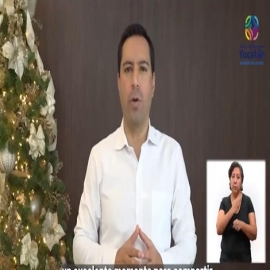 Llama el Gobernador Mauricio Vila Dosal a no bajar la guardia y mantener las medidas de higiene durante las fiestas navideñas