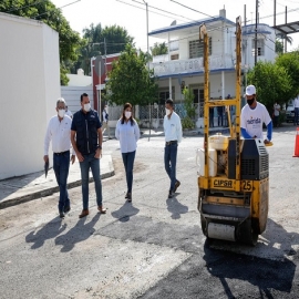 El Ayuntamiento avanza a buen ritmo en el mejoramiento de vialidades, afirma el alcalde Renán Barrera