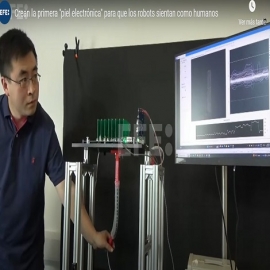 Crean la primera “piel electrónica inteligente” para que los robots sientan como humanos