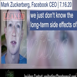 El CEO de Fakebuk, Mark Zuckerberg, cazado poniendo en duda las vacunas por sus efectos secundarios mientras en su plataforma censura a quien lo haga