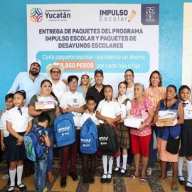 Con "Impulso Escolar", el Gobernador Mauricio Vila Dosal continúa transformando la educación de niñas, niños y jóvenes de Temax