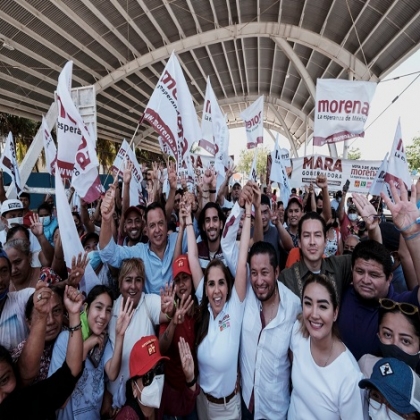 EL CAMBIO VERDADERO LLEGA A SOLIDARIDAD CON MARA LEZAMA, CANDIDATA DEL PUEBLO Y DE LA CUARTA TRANSFORMACIÓN