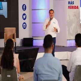 Con las y los jóvenes vamos a ganar y a tener más y mejor Mérida: Renán Barrera