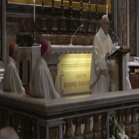 Homilía del Papa Francisco en Misa por centenario de nacimiento de San Juan Pablo II