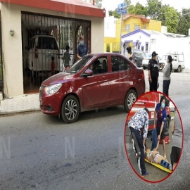 Mérida: Niña termina con una pierna fracturada tras ser atropella en la Alemán