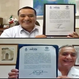 El alcalde Renán Barrera continúa sumando esfuerzos a favor de una mejor movilidad para Mérida