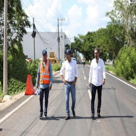 Casi listas las calles laterales en el Periférico de Mérida que construye el Gobierno del Estado