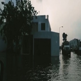 Siguen las inundaciones en el fraccionamiento Las Américas de Mérida; la inmobiliaria SADASI afirma que la afectación fue por lluvias