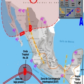 Clima hoy para Cancún y Quintana Roo 13 de agosto de 2020