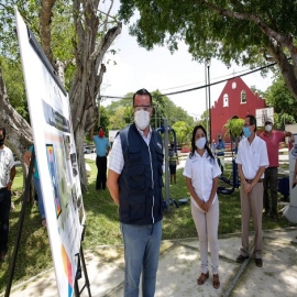 Meridanos constatan los frutos y beneficios del trabajo conjunto con sus autoridades, señala el alcalde Renán Barrera