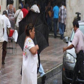 Preven un lunes lluvioso y caluroso en Yucatán por influencia de la tormenta tropical Eta