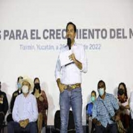 Fuerte respaldo da el Gobernador Mauricio Vila Dosal a la gente de Tizimín