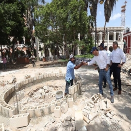 Alistan últimos detalles de la obra del Corredor Turístico y Gastronómico sobre la calle 60