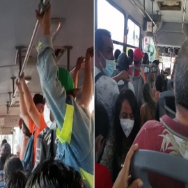 Denuncia: Transporte público de Cancún se burla del semáforo naranja