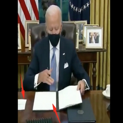 O está peor de lo que pensábamos, o nos toman el pelo: ¿Por qué firma Biden documentos en blanco?