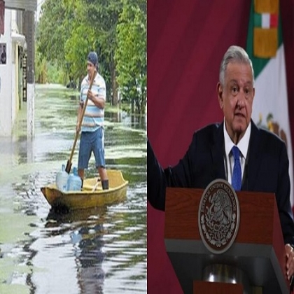 Plan integral para Tabasco se basará en 4 ejes: desazolve, manejo de presas, mejoramiento urbano y atención a damnificados