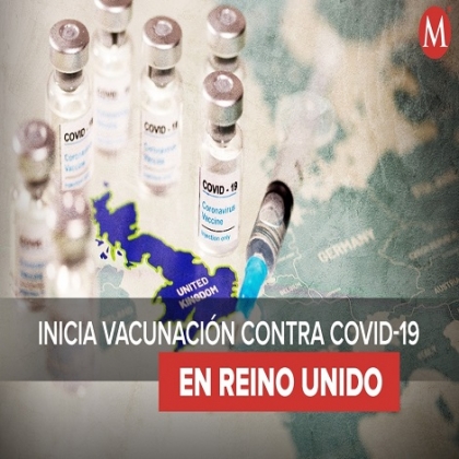 Reino Unido inicia campaña de vacunación contra covid-19
