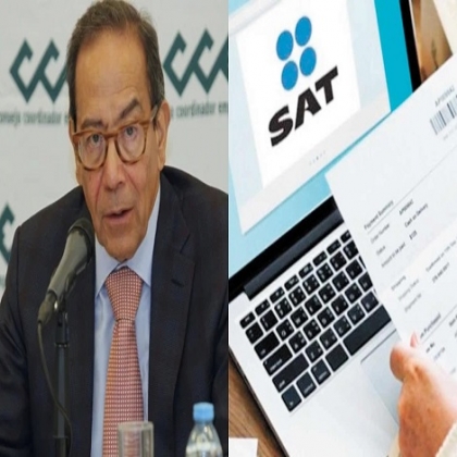 CCE no revelará lista de empresas que deben 50 mil mdp en el SAT: Salazar Lomelín