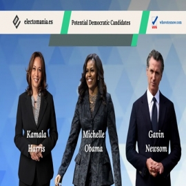 Newsom, Obama y Harris: los nombres que suenan para remplazar a Biden