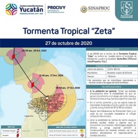 Boletín de ciclones tropicales activos, Tormenta Tropical "ZETA"