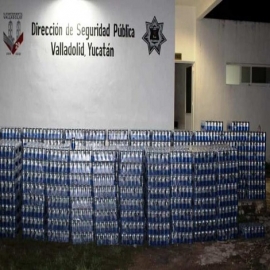 Empleados municipales de Valladolid atrapados con enorme carga de cervezas, violando Ley Seca