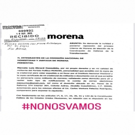 La fractura en Morena aumenta