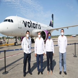 Yucatán, continúa mejorando y recuperando la conectividad aérea con el inicio de operaciones vuelo internacional Mérida–Oakland