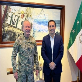 Revisa el Gobernador Mauricio Vila Dosal con funcionarios federales el avance de obras importante para el estado y los yucatecos
