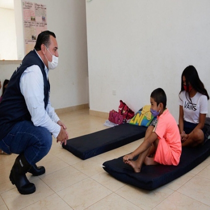 “Mérida nos Une” agiliza la ayuda solidaria que llega a los damnificados de la tormenta tropical “Cristóbal” en el municipio
