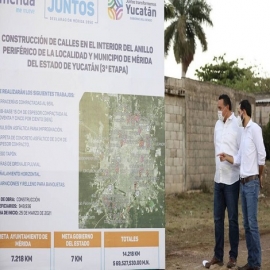 Mérida: Inicia tercera etapa de construcción de calles al interior del Anillo Periférico
