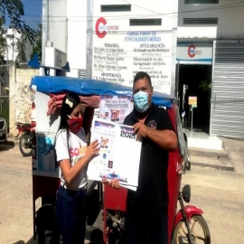 Yucatán: En Yotholín al viajar en mototaxi te prestan un libro para impulsar lectura