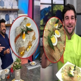 Ahora un yucateco hizo la receta de los papadzules en el programa Hoy y así le quedaron
