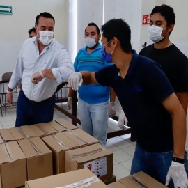 El alcalde Renán Barrera integra a los jóvenes al trabajo municipal para fortalecer la transparencia