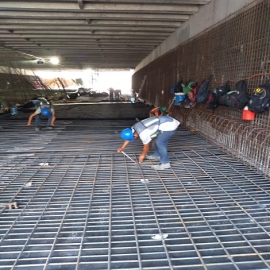 Avanza la rehabilitación del paso a desnivel