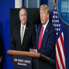 ¡ENFADADO! Pompeo condenó censura de Twitter a Trump: «No podemos dejar que silencien a 75 millones de americanos. Esto no es China»