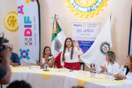 DIF Yucatán y Club Rotario mejoran calidad de vida de infantes