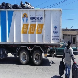 Piden más cuidado al momento de tirar cubrebocas en Progreso
