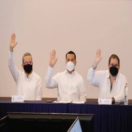 El Alcalde Renán Barrera toma protesta a los integrantes del Consejo Municipal de Ordenamiento Territorial, Desarrollo Urbano y Vivienda.