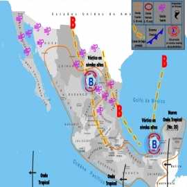 Clima hoy para Cancún y Quintana Roo 22 de julio de 2020