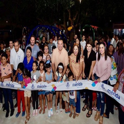 El alcalde Renán Barrera entrega el parque Las Águilas, primero remodelado con la participación de los vecinos