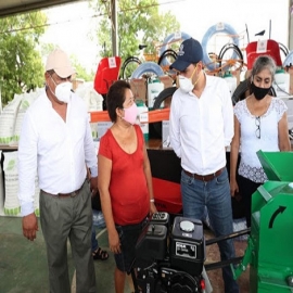 El apoyo del Gobierno del Estado sigue llegando a los productores del campo para contribuir a la reactivación económica y la generación de empleos de este sector