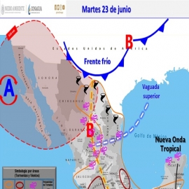 Clima hoy para Cancún y Quintana Roo 23 de junio de 2020
