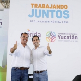 Mauricio Vila y Renán Barrera anuncian inversión histórica para seguir transformando el sur de Mérida