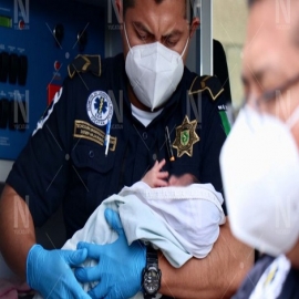Aparecen supuestos padres del bebé abandonado en la Emiliano Zapata Sur III