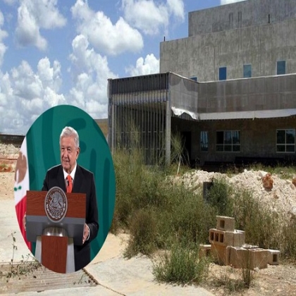 AMLO confirma que sí se terminará el hospital de Ticul